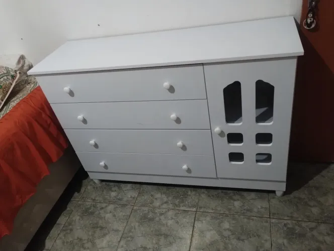 CÔMODA INFANTIL (MONTAGEM GRÁTIS)