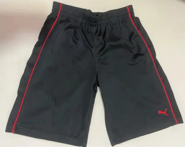 Short infantil Puma Original preto Tam P