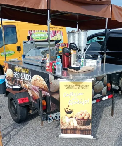 Drive de Pão de Queijo Recheado!