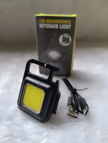 Lanterna chaveiro Recarregável - 4 modos de iluminação