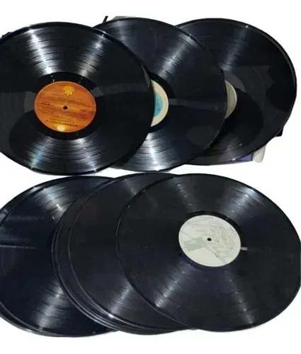 Lp disco de vinil para decoração lote de 5 unidades