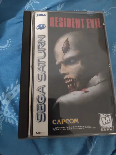 Resident Evil 1 Long Box Original Sega Saturno 