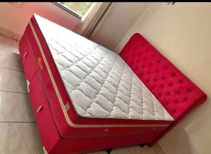 Cama Box Queen com Cabeceira
