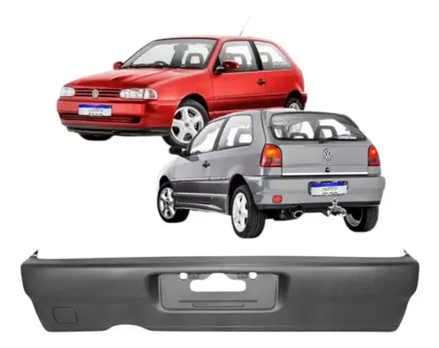Parachoque Traseiro Vw Gol G2 Bola 1994 1995 1996 97 A 2000