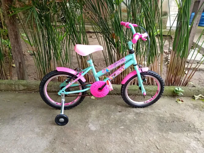 Bicicleta infantil aro 16 reformada