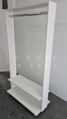 Arara em mdf branco 18mm 