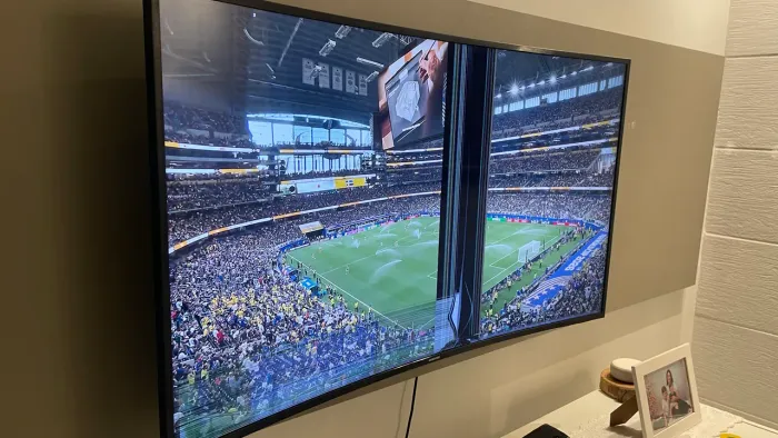 Tv Samsung Tela curta 49 polegadas com defeito