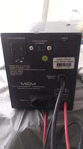 Nobreak MCM Safe Gate SG1000 1000VA para Portão Eletrônico