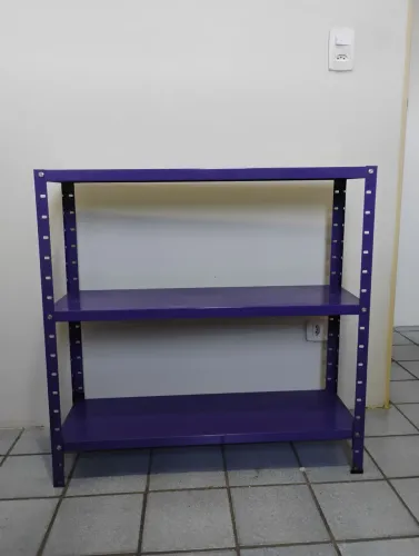 ESTANTE PRATELEIRA EM AÇO 25X77 cm
