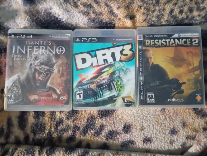 Kit 3 jogos de ps3