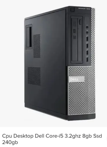 COMPUTADOR DELL CORE i5 -8GB-SSD 240 R$999
