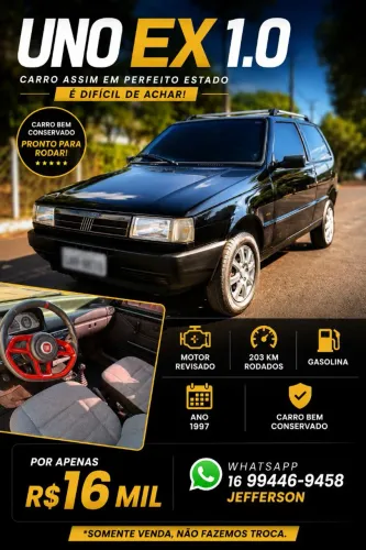Fiat Uno Mille/ Mille EX/ Smart 2P (álcool) 1998