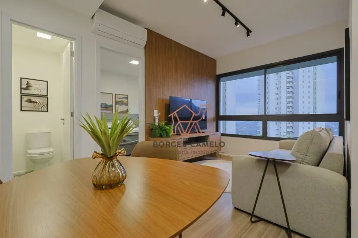 Apartamento MOBILIADO 1 quarto para alugar, 44 m² por R$ 6.200 /mês - Vila da Serra - Nova