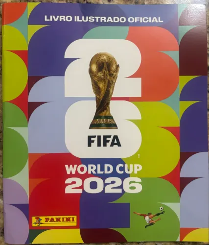 Lote Exclusivo Álbum Capa Dura com 150 figurinhas copa 2026