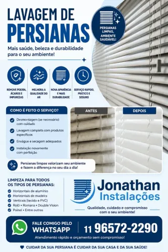 Lavagem de Persianas 
