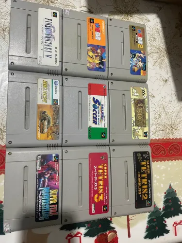 Jogos originais super famicom