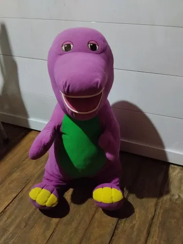 Pelúcia Barney Antigo (+- 60 cm de altura) Fisher Price
