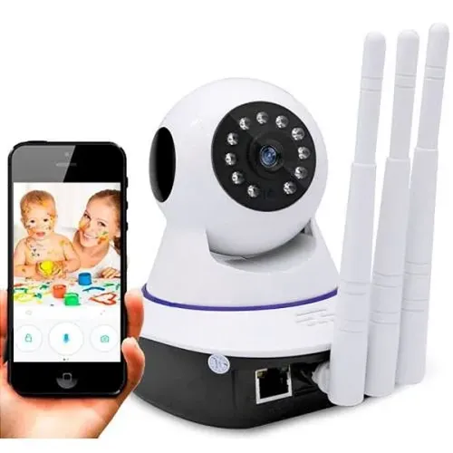 Câmera De Segurança IP Com Infravermelho Wi-Fi, 1080P, Yoosee - It-blue