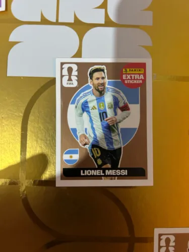     Figurinha Messi Bronze 