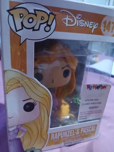 Funko pop Rapunzel e Pascal