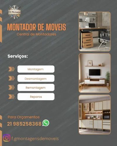 Montador de móveis em Blumenau e redondezas