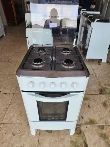 Fogão reformado funcionando perfeitamente