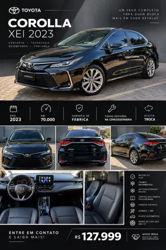 Toyota Corolla XEI 2.0 Flex 16V Aut. 2023