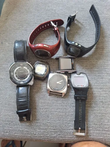 Kit 07 relógios quebrados para peças e consertos