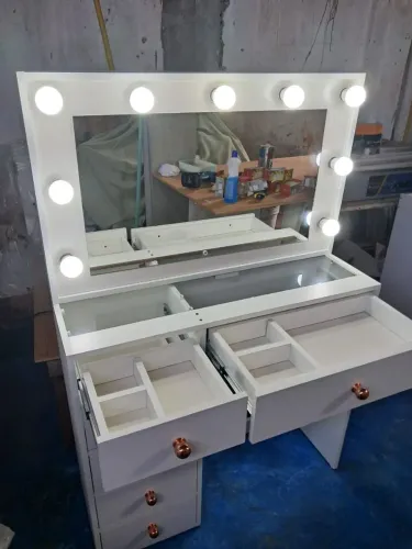 Penteadeira Camarim 1 metro 6 gavetas 100% MDF