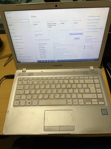 Notebook Samsung i3-6006u 8Gb 256Gb