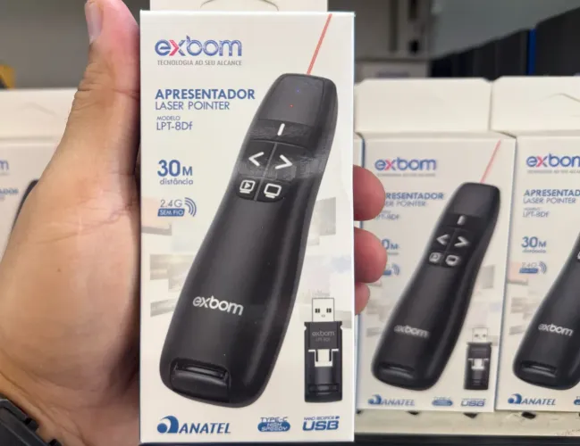 APRESENTADOR S/FIO LASER POINTER REF: LPT-8DF