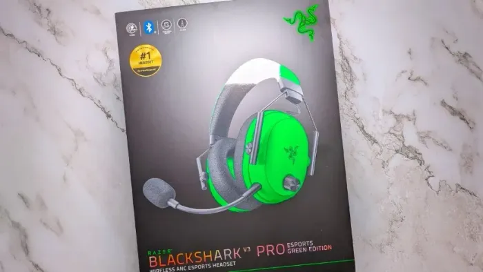 Headset Razer BlackShark V3 PRO Esports Green Edition - LACRADO (Versão exclusiva)