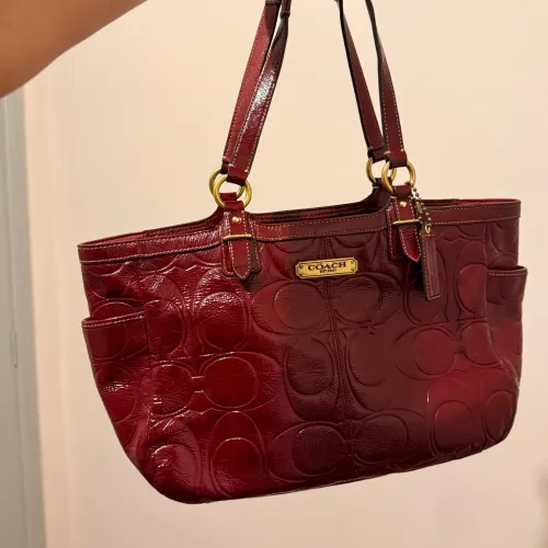 Bolsa tote coach vermelha