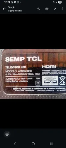 Placa Principal TV Semp TCL 4356500FS