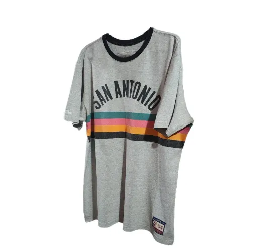 Camiseta Masculina NBA SAN ANTONIO MITCHELL NESS - TAM: GG