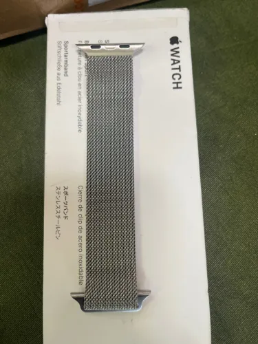 Pulseira Apple Watch milanês 45mm prata