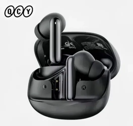 Fone Bluetooth QCY N50 ANC e Multiconexão - Preto (Novo)