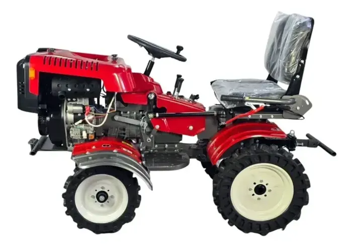 Trator 15 hp fox com cultivador 4x4