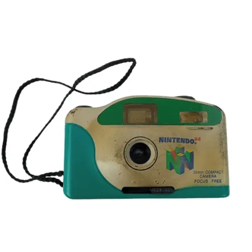 CAMERA FOTOGRAFICA ANALÓGICA NINTENDO64 35MM FUNCIONANDO - USADO