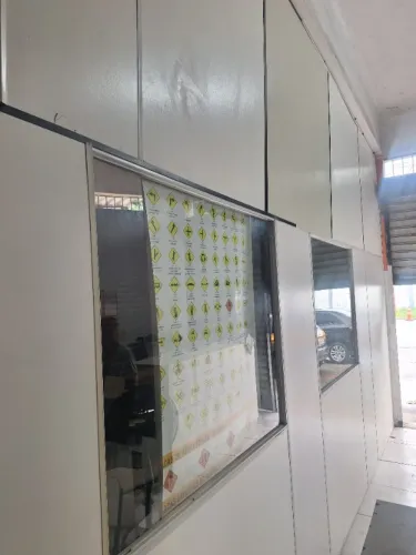 divisórias de placas de eucatex