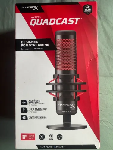 Microfone Gamer Hyperx Quadcast