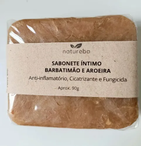 Sabonete Íntimo de Barbatimão, Aroeira e Açafrão.