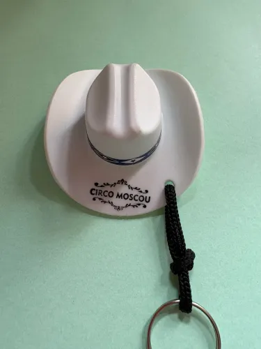 chaveiro chapéu circo moscou miniatura