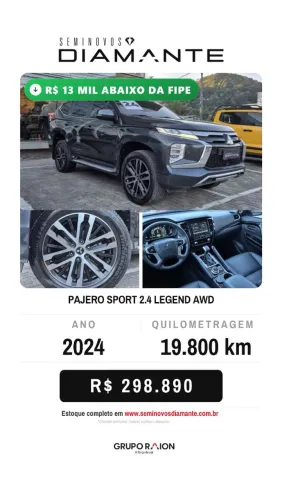 Mitsubishi Pajero Sport Legend 2.4 4X4 Diesel Aut. 2024
