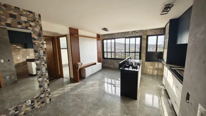 Apartamento 2 quartos no Parque Goiá Clube - 18º andar, condomínio incluso