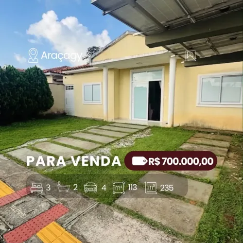 Casa à Venda | Freedom Residence Araçagy | São Luís MA