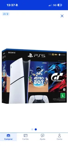 Vídeo game PS5 + controle extra