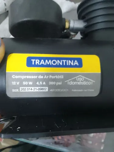 Compressor Portátil Tramontina 