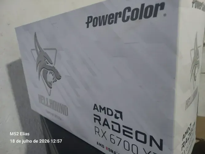 RX 6700 XT HELLHOUND 12GB GDDR6 BRANCA + GARANTIA! MELHOR QUE 4060 TI 5060 3070!