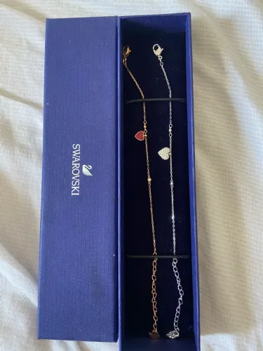Pulseiras Swarovsk NOVAS (nunca usadas) as duas por: R$800,00